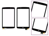 LG G PAD F 8.0 V495 V496 UK495 V498 Touch Panel Digitizer Screen Replacement - BLACK