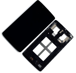 For LG G Pad V490 V480 8 LCD Display Touch Screen Digitizer Assembly + Frame - BLACK